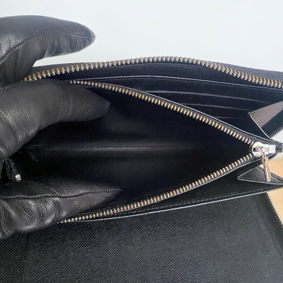 LV Black Epi Zippy Organizer Unisex SN0026 - Picture 7 of 13